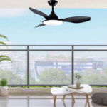 מאוורר תקרה דגם 52P מבית אדוראדו עמיד לחוץ - מושלם לפרגולה/מרפסת, כולל התקנה !