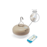 ⁦מנורת קיר BOSSA 25 מוגן מים, נטען, עם שלט, 3 עוצמות תאורה, כולל נורת Cherry נטענת⁩ – תמונה ⁦2⁩