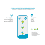 ⁦מנורת קיר BOSSA 25 מוגן מים, נטען, עם שלט, 3 עוצמות תאורה, כולל נורת Cherry נטענת⁩ – תמונה ⁦4⁩