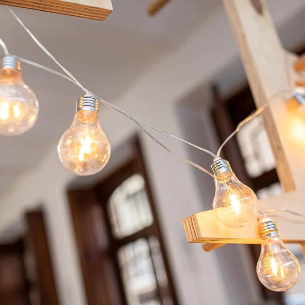 2 גרילנדה STELLA אור חם 2700 קלווין מוגן מים חיבור לחשמל – תמונה 1