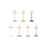 ⁦מנורת שולחן LOLA SLIM מוגן מים גובה 32 ס"מ נטען כולל מפסק דימר⁩ – תמונה ⁦2⁩