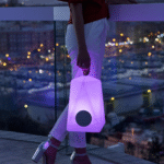 ⁦מנורת שולחן ורמקול FARALAY 30 PLAY BLUETOOTH RGB נטען עם שלט⁩ – תמונה ⁦2⁩