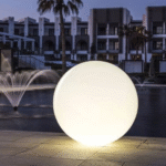 ⁦כדור 60 BULY קוטר 60 ס"מ מוגן מים סולארי ונטען כולל שלט להפעלה⁩ – תמונה ⁦2⁩