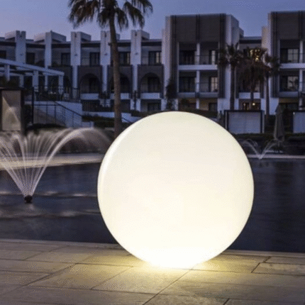 כדור 80 BULY קוטר 80 ס"מ מוגן מים סולארי ונטען כולל שלט להפעלה