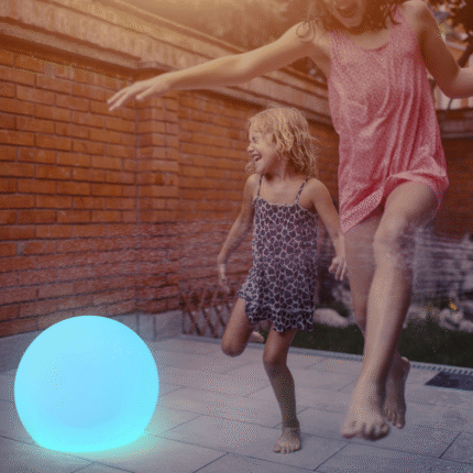 כדור 50 BULY קוטר 50 ס"מ מוגן מים סולארי ונטען כולל שלט להפעלה