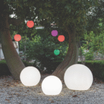 ⁦כדור BULY במספר גדלים מוגן מים ip68 סולארי ונטען כולל שלט להפעלה⁩ – תמונה ⁦2⁩