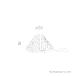 ⁦מנורת תלייה CALOBRA20 נטענת⁩ – תמונה ⁦3⁩