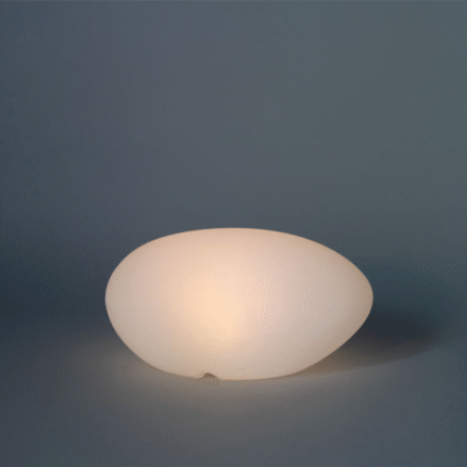 סלע מואר PETRA 60 חיבור לחשמל כולל נורת LED אור לבן