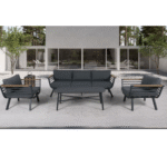 מערכת ישיבה דגם MILANO פחם מבית אדוראדו