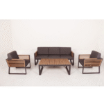 מערכת ישיבה דגם VENEZIA פחם מבית אדוראדו