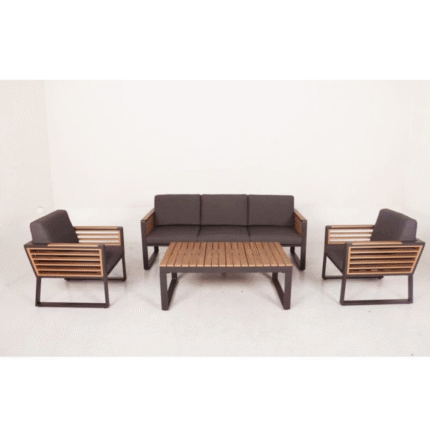 מערכת ישיבה דגם VENEZIA פחם מבית אדוראדו