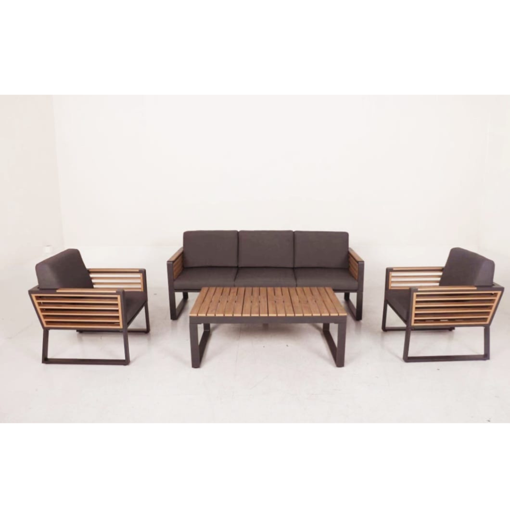 עיצוב ללא שם מערכת ישיבה דגם VENEZIA פחם מבית אדוראדו – תמונה 1