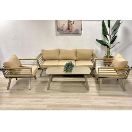 מערכת ישיבה דגם MILANO שמפניה מבית אדוראדו