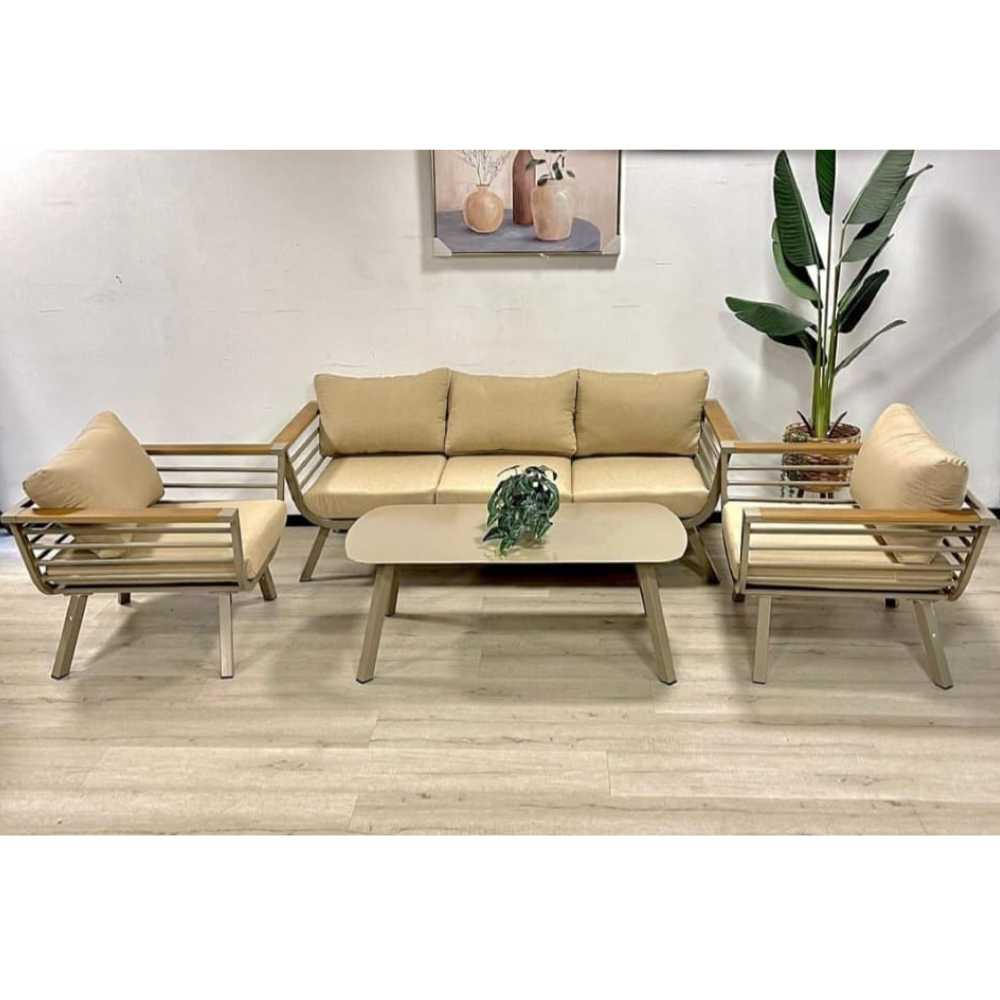 עיצוב ללא שם מערכת ישיבה דגם MILANO שמפניה מבית אדוראדו – תמונה 1