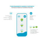 ⁦מנורת תלייה ELBA בעלת 3 עוצמות תאורה, כולל שלט ונורת Cherry נטענת⁩ – תמונה ⁦5⁩