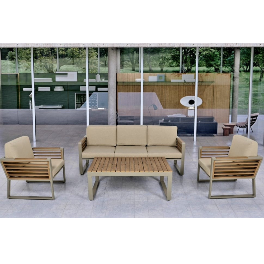 עיצוב ללא שם (2) מערכת ישיבה דגם VENEZIA שמפניה מבית אדוראדו – תמונה 1