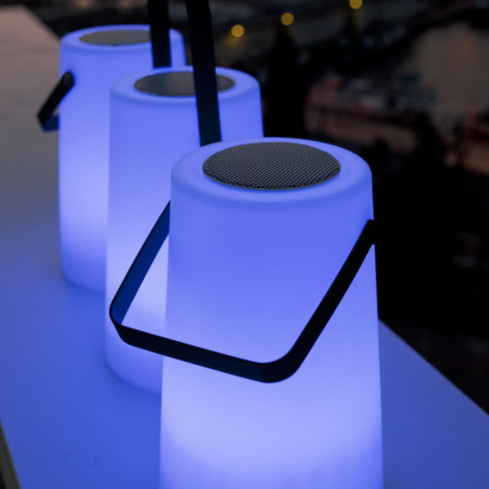 עיצוב ללא שם מנורת שולחן ורמקול RGB BLUETOOTH Nómada 30 PLAY כולל שלט – תמונה 1