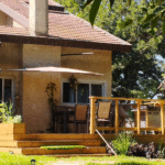 ⁦סוכך קטן צמוד קיר איכותי וייחודי במס' גוונים לבחירה⁩ – תמונה ⁦3⁩