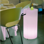 כד משקאות מעוצב נייד עם תאורה סולארית